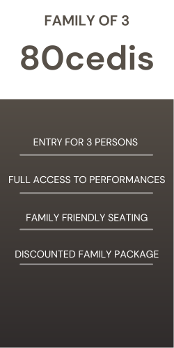 DCEMF Tour 26 - Family Ticket (Couple and a Child)